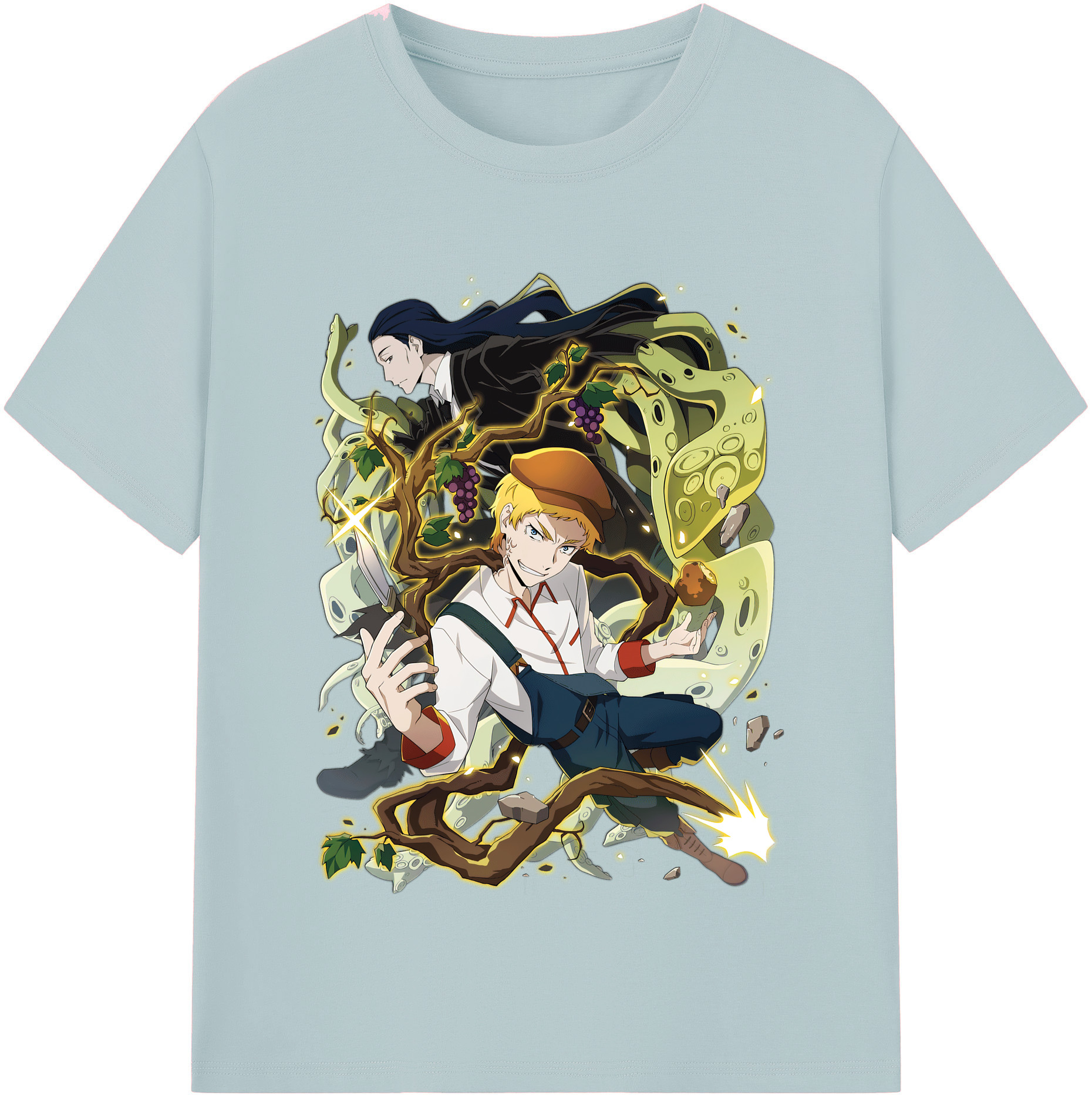 （画像用） 文豪ストレイドッグス Bungo Stray Dogs 綿100％半袖Tシャツ（フロントプリント）